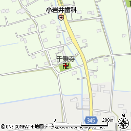 千乗寺周辺の地図