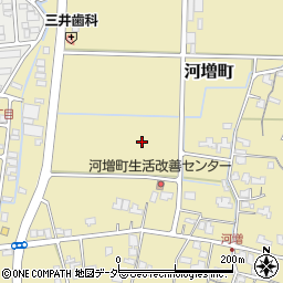 福井県福井市河増町周辺の地図