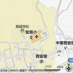 安居小学校周辺の地図