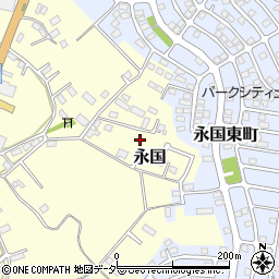 茨城県土浦市永国819周辺の地図