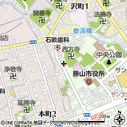 住友生命保険相互会社　福井支社勝山支部周辺の地図