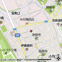 福井県勝山市本町1丁目周辺の地図