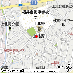 福井キャリー急送周辺の地図