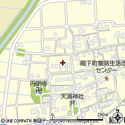 福井県福井市殿下町周辺の地図