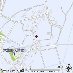 茨城県常総市大生郷町1413-1周辺の地図