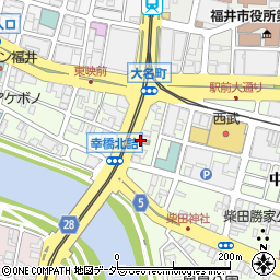 福井佐佳枝郵便局周辺の地図