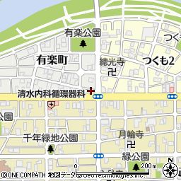 福井県福井市有楽町3-5周辺の地図