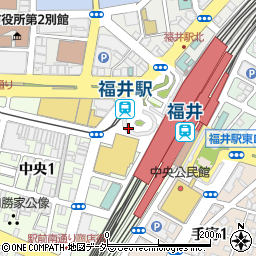 いちろくらーめん 福井駅前店周辺の地図