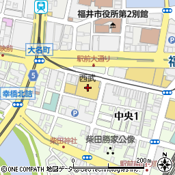 ＪＩＮＳ　西武福井店周辺の地図