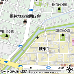 福井市消防団旭分団本部周辺の地図
