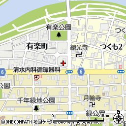 福井県福井市有楽町3周辺の地図