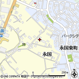 茨城県土浦市永国1006周辺の地図