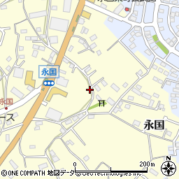 茨城県土浦市永国836-1周辺の地図