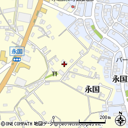 茨城県土浦市永国834周辺の地図