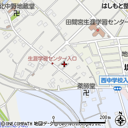 埼玉県鴻巣市北中野57周辺の地図