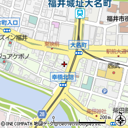 三谷不動産株式会社　アパマンショップ福井中央店周辺の地図