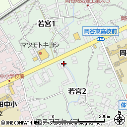 長野県岡谷市若宮周辺の地図