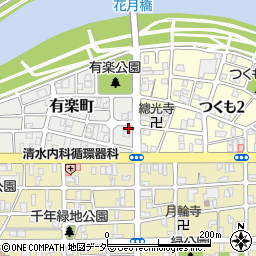 福井県福井市有楽町3-1周辺の地図