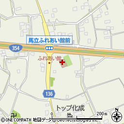 坂東市立　馬立コミュニティセンターふれあい館周辺の地図