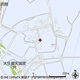 茨城県常総市大生郷町1427-5周辺の地図