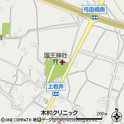 上岩井公民館周辺の地図