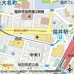 水漏れ修理の生活救急車　福井市エリア専用ダイヤル周辺の地図