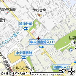 綾乃バレエスタジオ周辺の地図