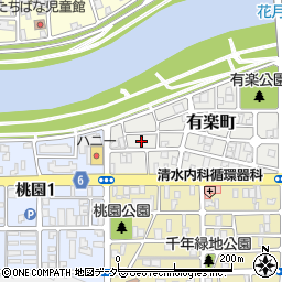 福井県福井市有楽町16周辺の地図