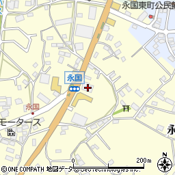 茨城県土浦市永国839周辺の地図
