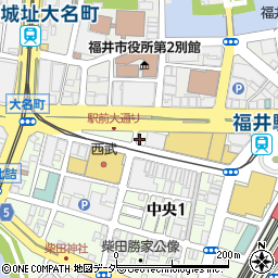 福井県官報販売所周辺の地図