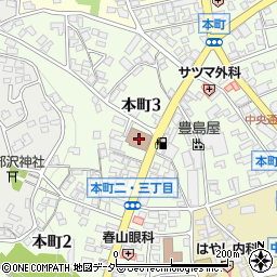 岡谷郵便局 ＡＴＭ周辺の地図