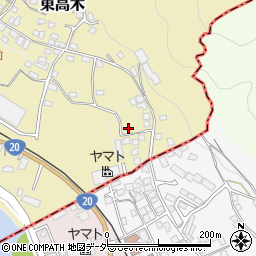 長野県諏訪郡下諏訪町東高木9039周辺の地図