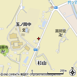 埼玉県比企郡嵐山町杉山784周辺の地図