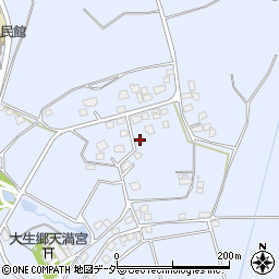 茨城県常総市大生郷町1434周辺の地図