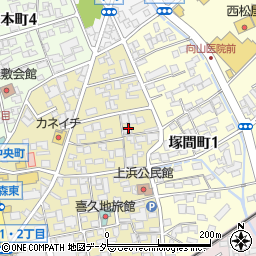 長野県岡谷市中央町3丁目4-1周辺の地図