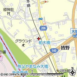 埼玉県秩父郡皆野町皆野188-2周辺の地図