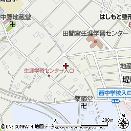 埼玉県鴻巣市北中野53周辺の地図