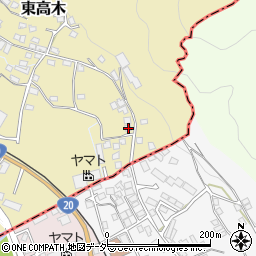 長野県諏訪郡下諏訪町東高木9043周辺の地図