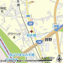 埼玉県秩父郡皆野町皆野185周辺の地図