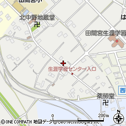 埼玉県鴻巣市北中野47周辺の地図