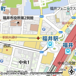 県庁入口周辺の地図
