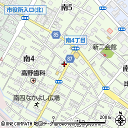 牛田家具店周辺の地図
