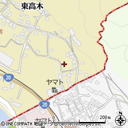 長野県諏訪郡下諏訪町東高木9039-11周辺の地図