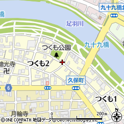 福井県福井市つくも周辺の地図