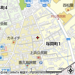 長野県岡谷市中央町3丁目4周辺の地図