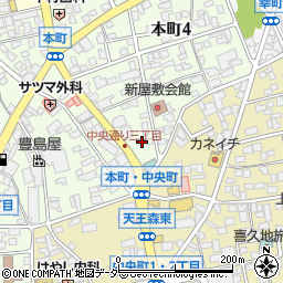 有限会社北沢クリーニング工場　天王森店周辺の地図