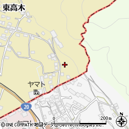 長野県諏訪郡下諏訪町東高木9221周辺の地図