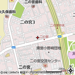 筑波マルニホテル周辺の地図