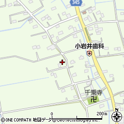 埼玉県比企郡吉見町松崎421周辺の地図