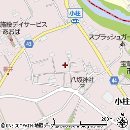 埼玉県秩父市小柱周辺の地図